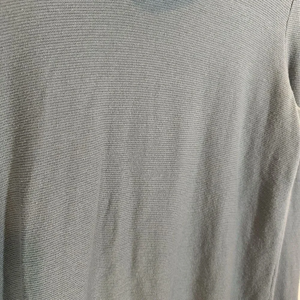 J Jill Sweater Womens Medium Blue Cowl‎ Neck Long Sleeve Cotton Acrylic Pullover